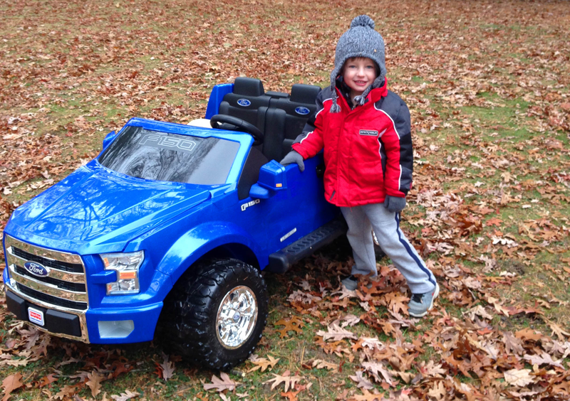 Illustration for article titled 2015 Ford F-150 Power Wheels: The Four-Year-Old Kid Review